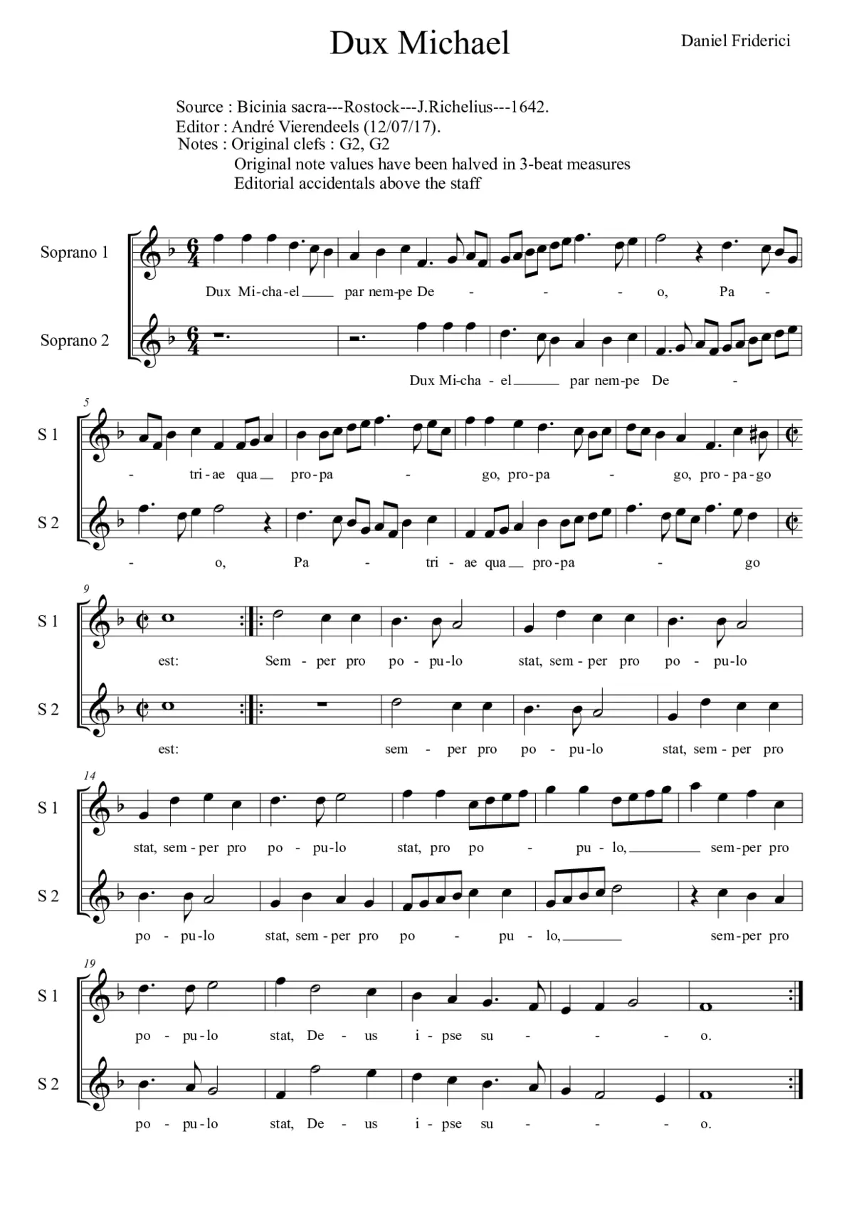 Dux Michael - Page 1