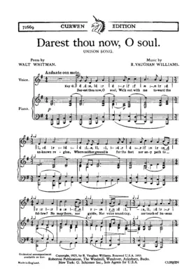 Darest Thou Now, O Soul