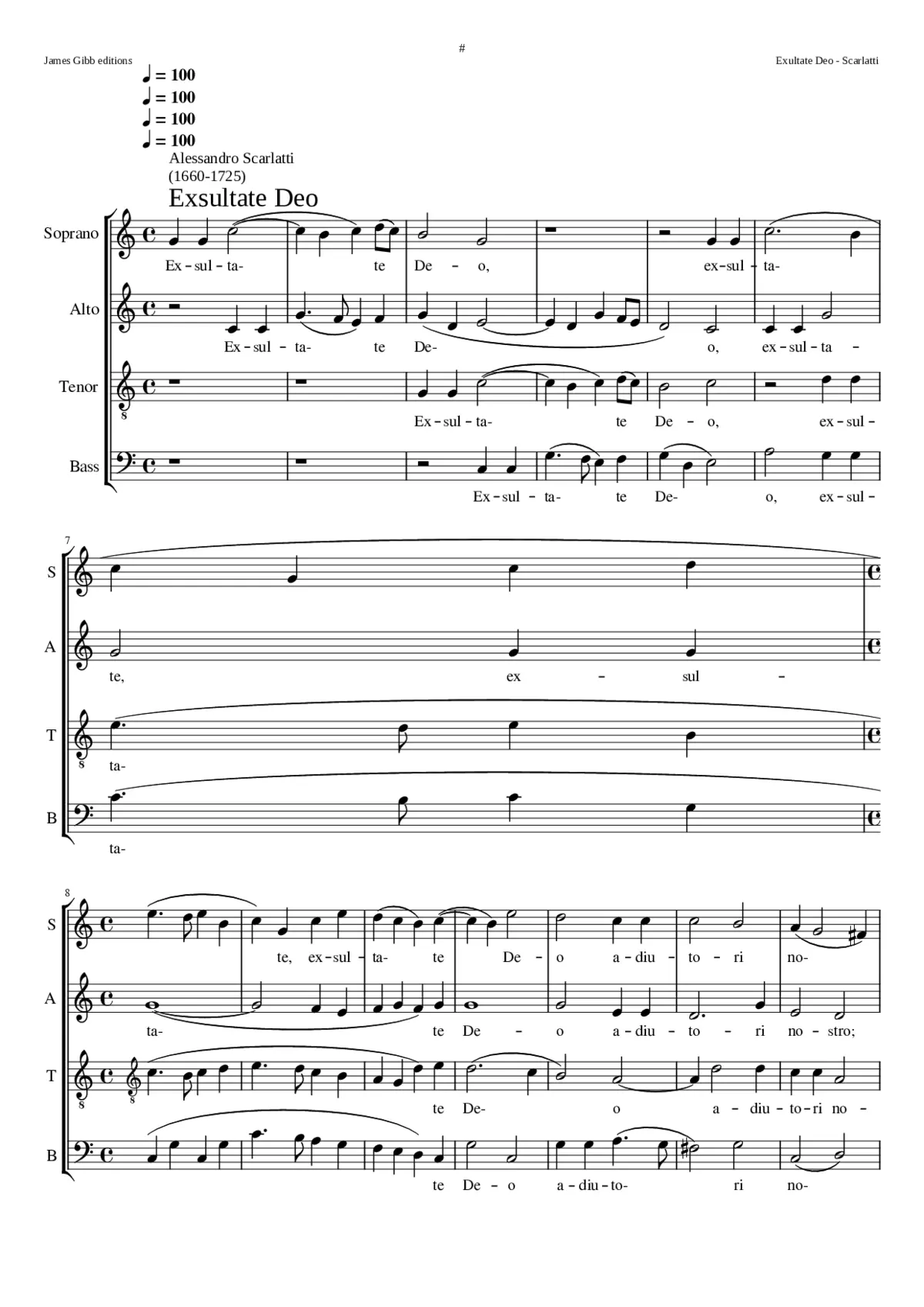 Exultate Deo - Page 1