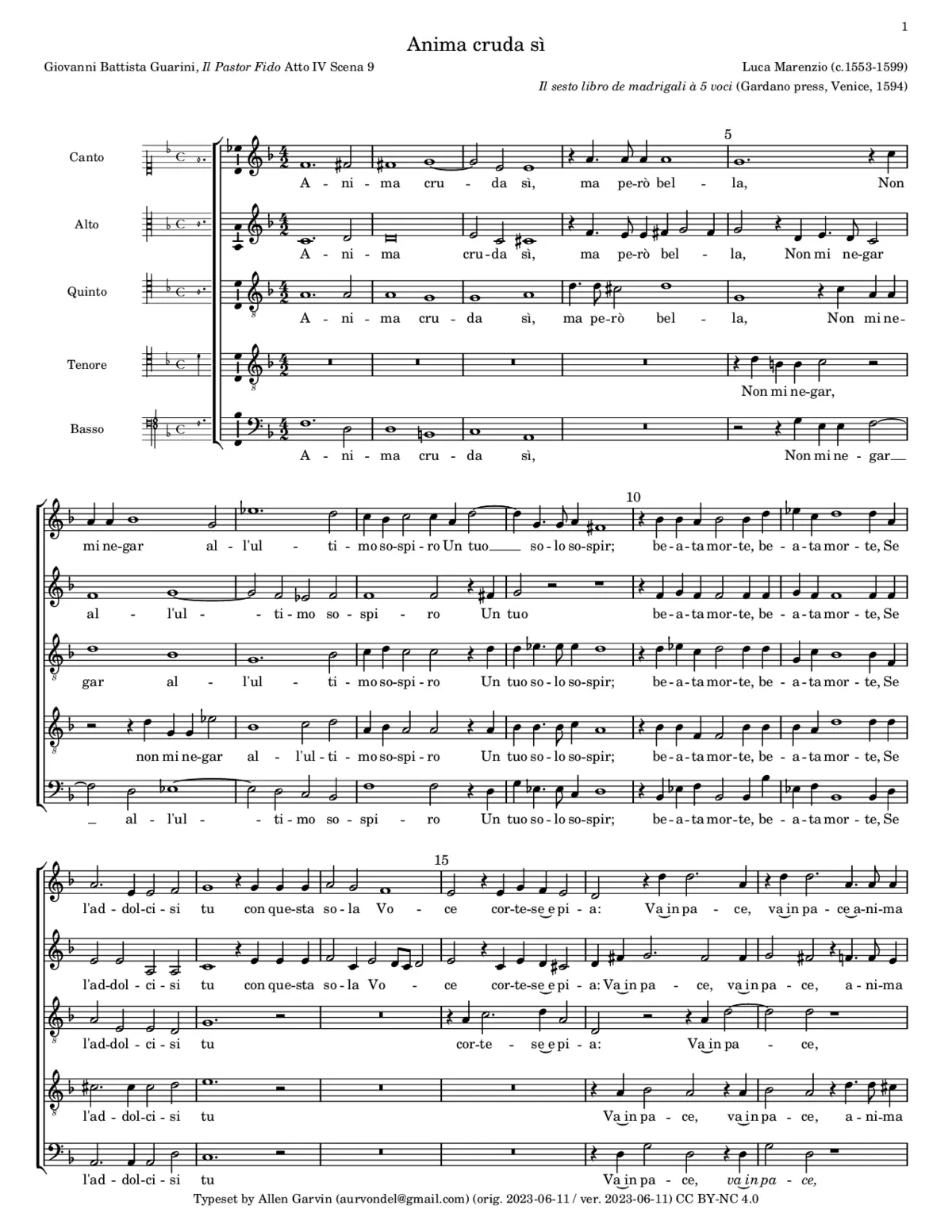 Anima cruda si - Page 1