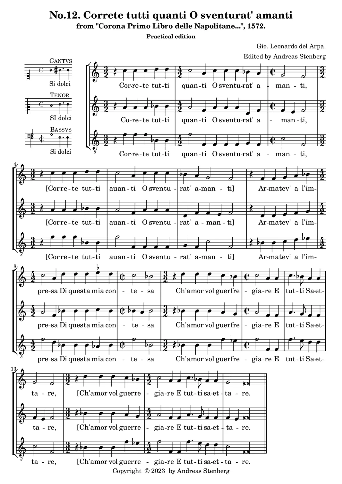 Correte tutti quanti - Page 1