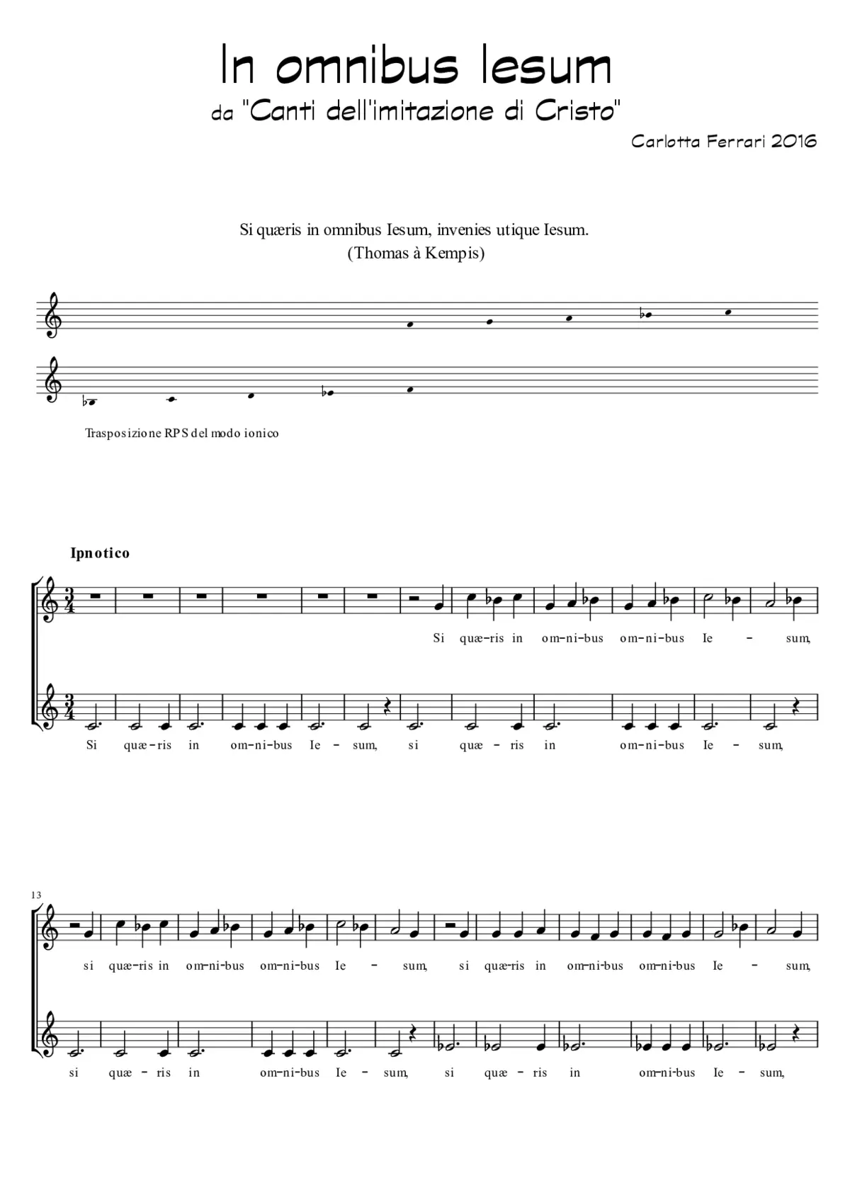 In omnibus Iesum - Page 1