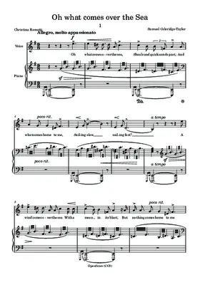 Oh what comes over the Sea