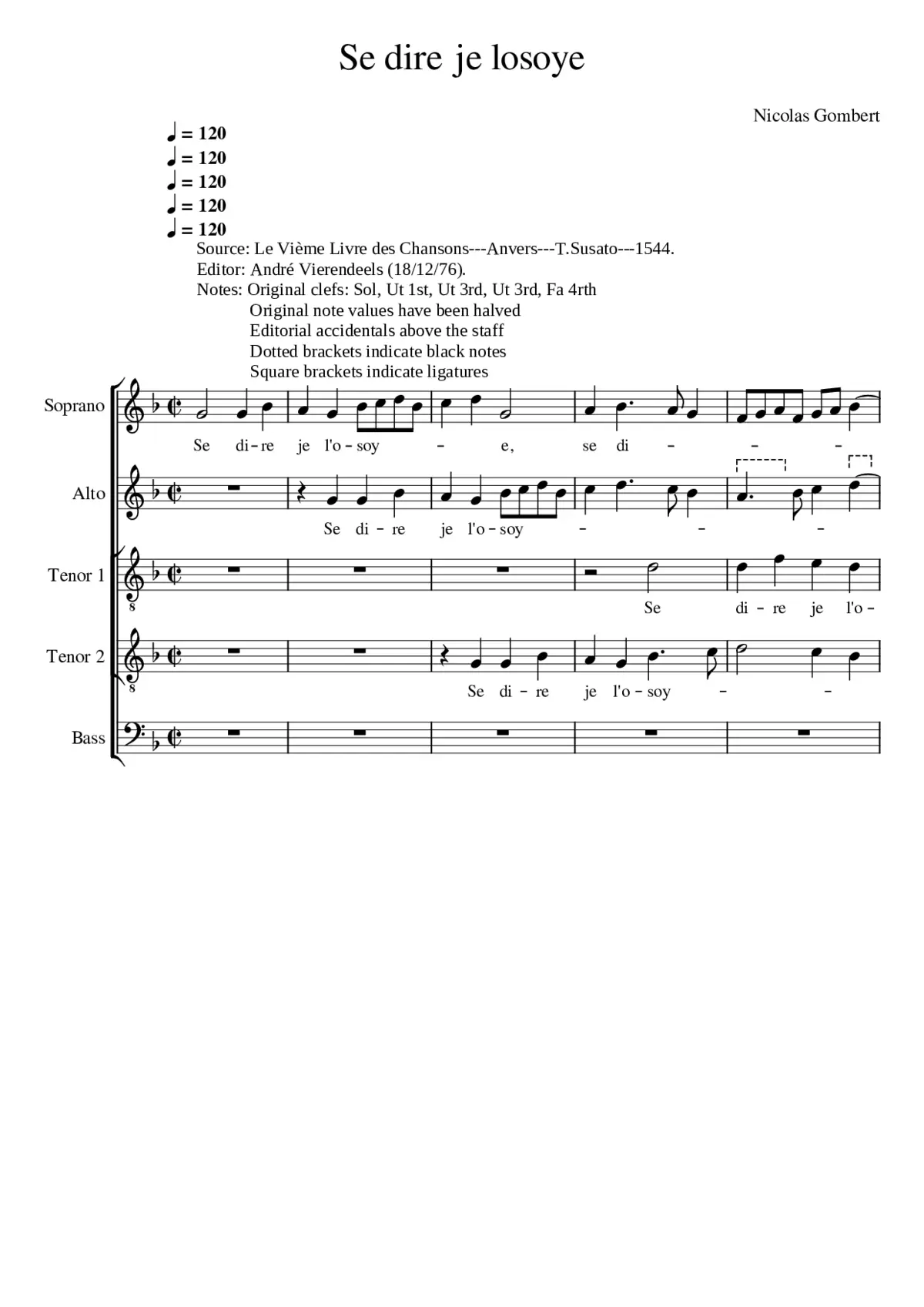 Se dire je losoye - Page 1