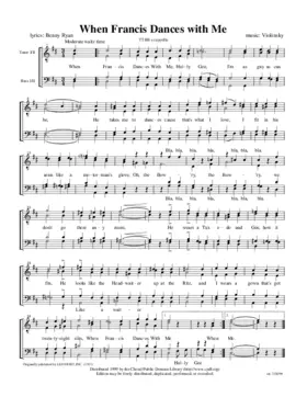 When Francis dances with me