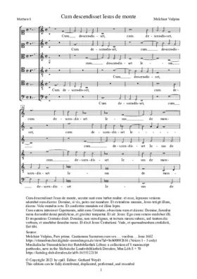 Cum descendisset Iesus