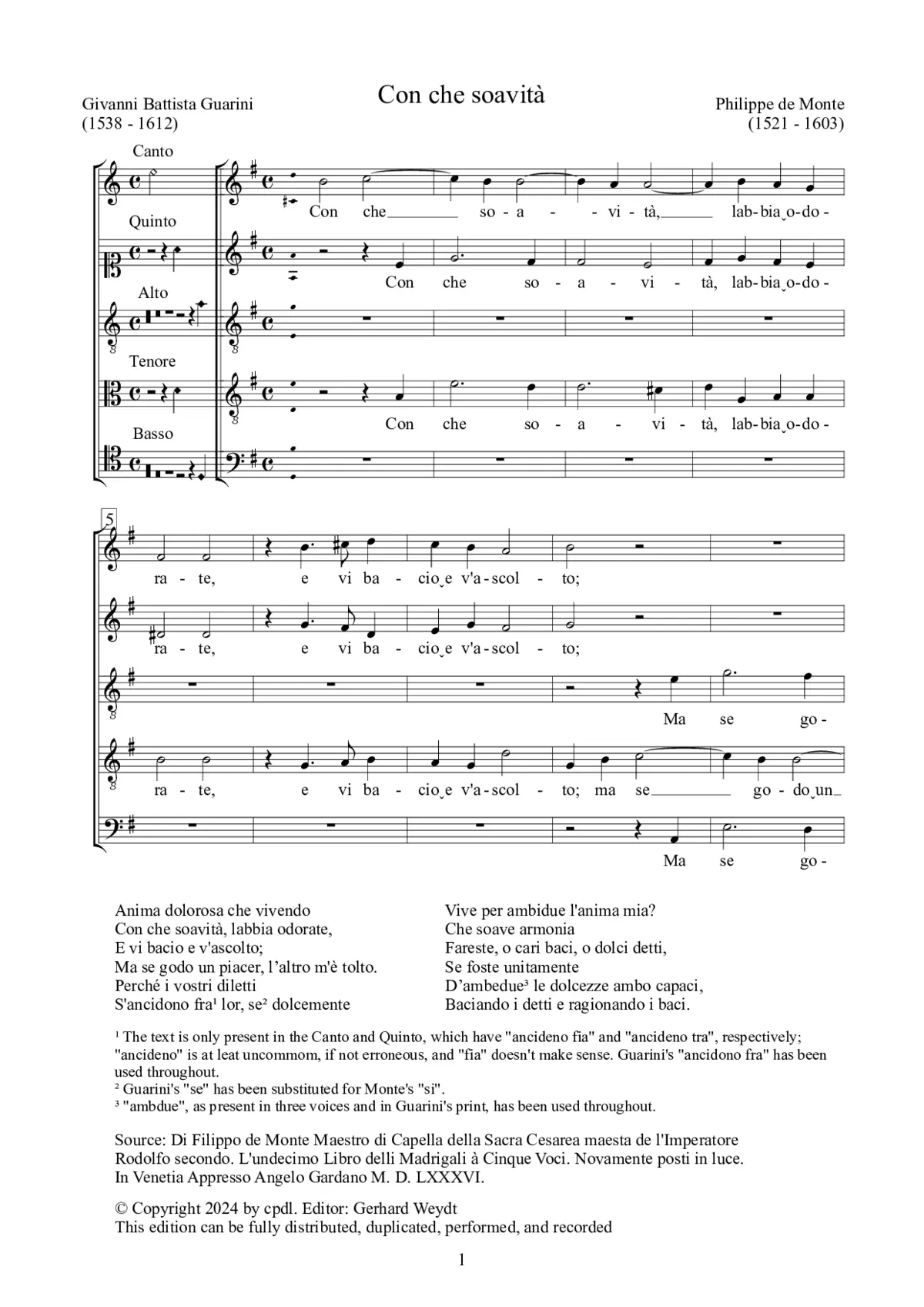 Con che soavità - Page 1