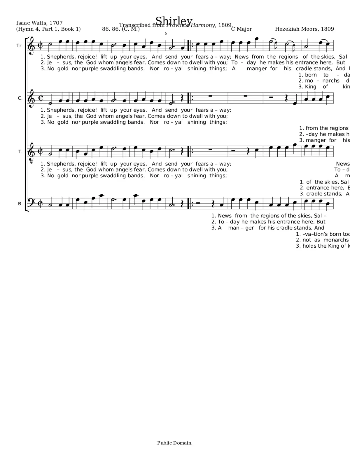 Shirley - Hezekiah Moors - Page 1