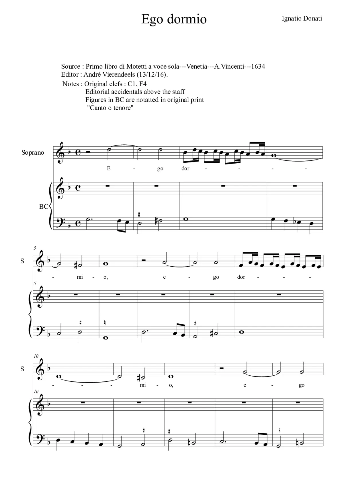 Ego dormio - Page 1
