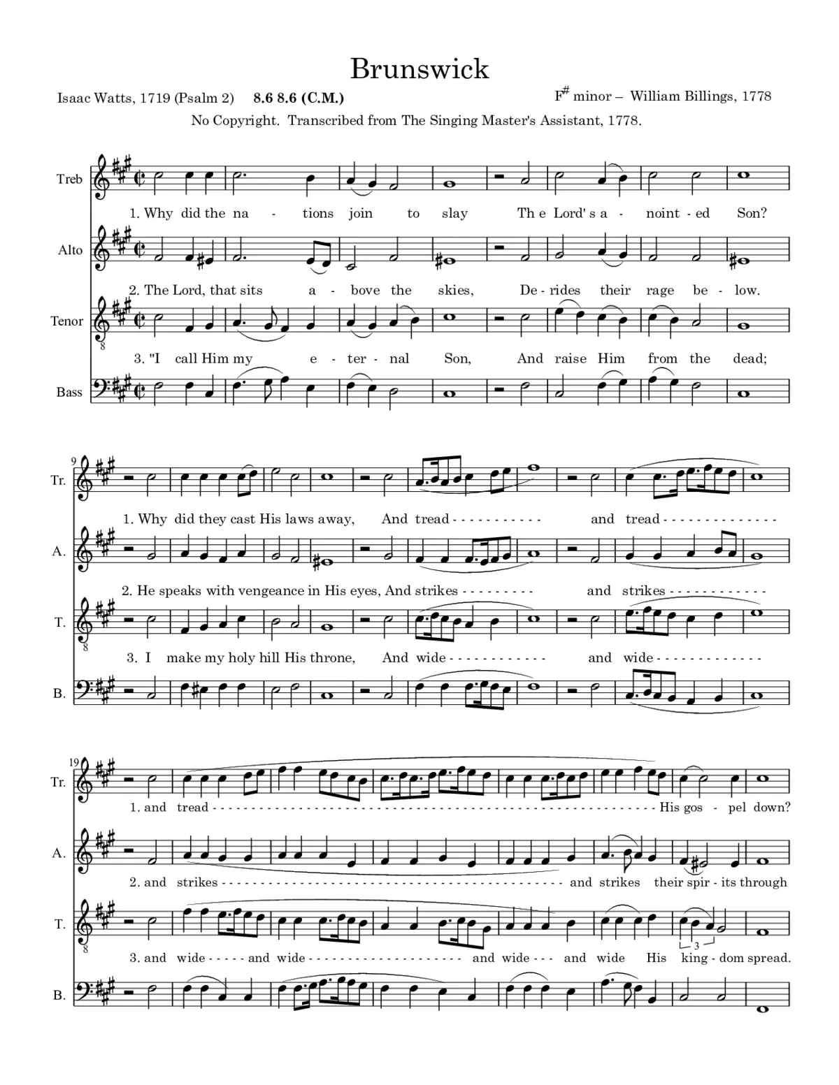 Brunswick - Page 1