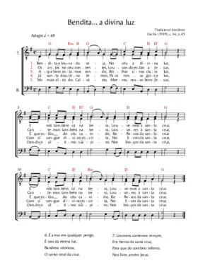 Bendita e louvada seja no céu