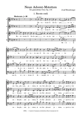 9 Advent-Motetten op. 176