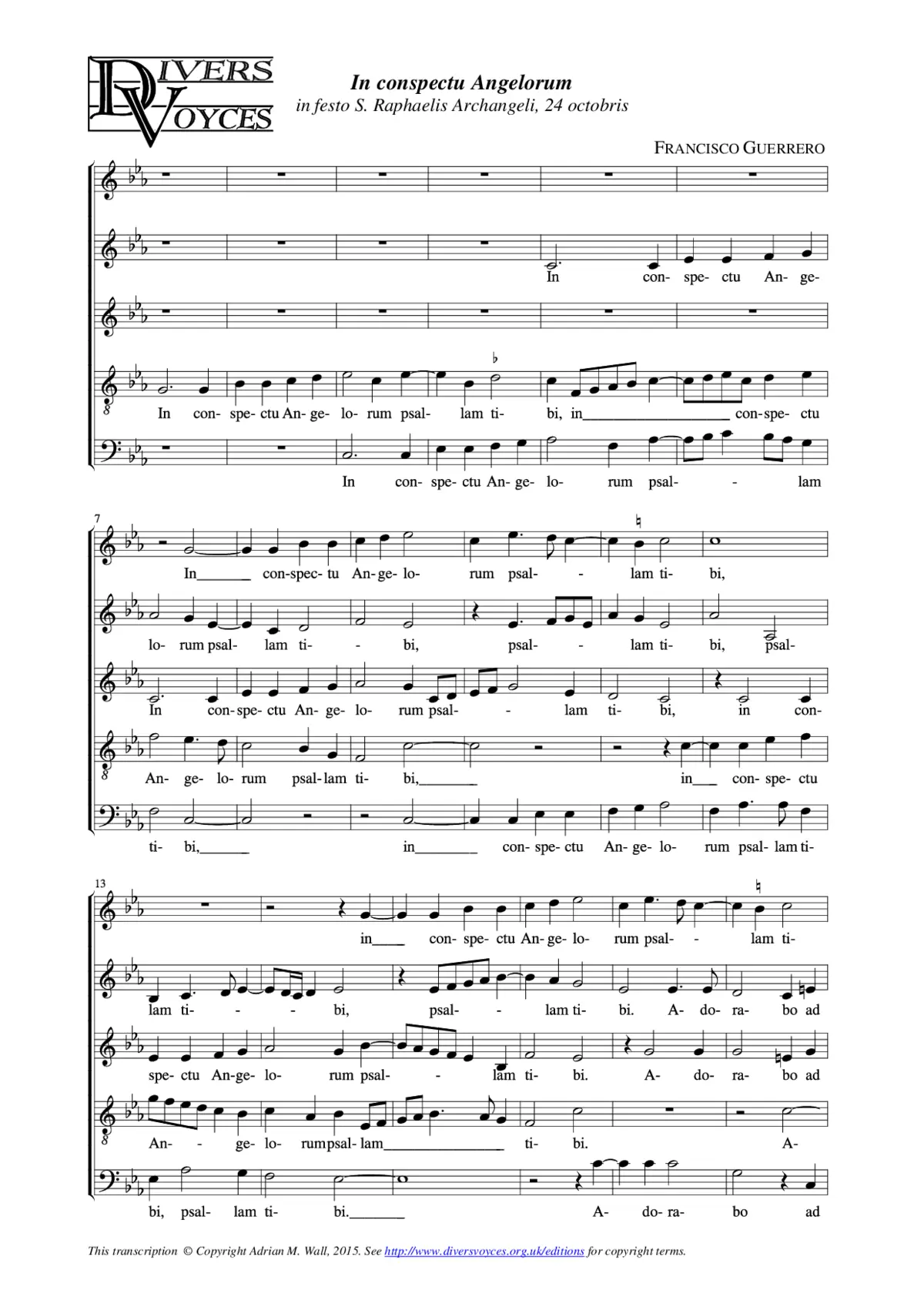 In conspectu Angelorum - Page 1