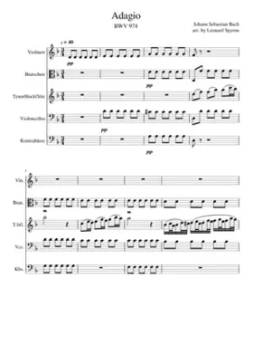 bwv 974 - adagio in d minor