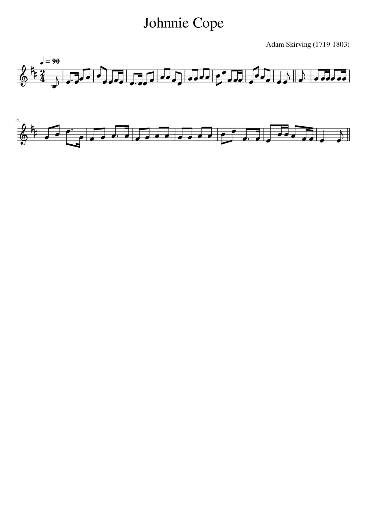 Johnnie Cope - Page 1