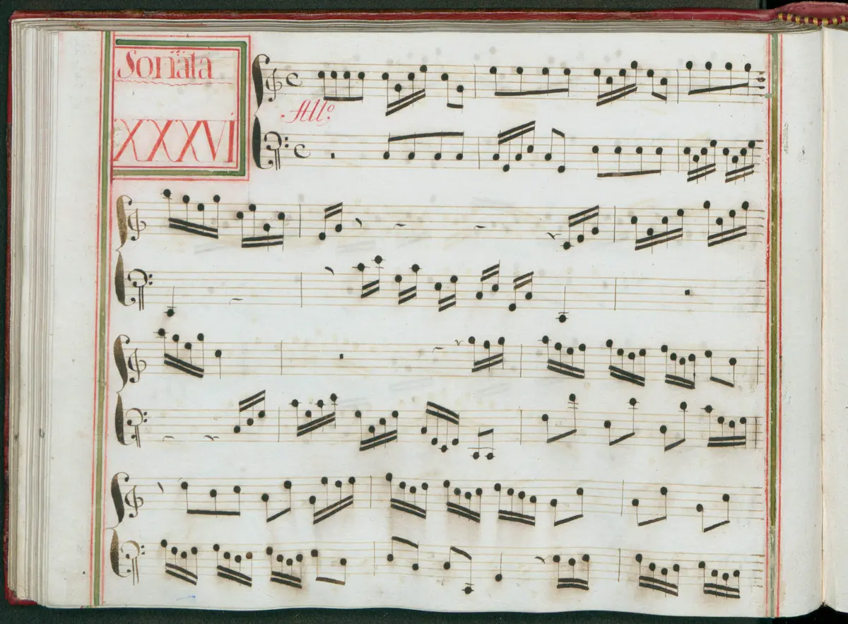 Keyboard Sonata in C major - Page 1