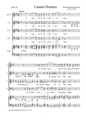 Cantate Domino