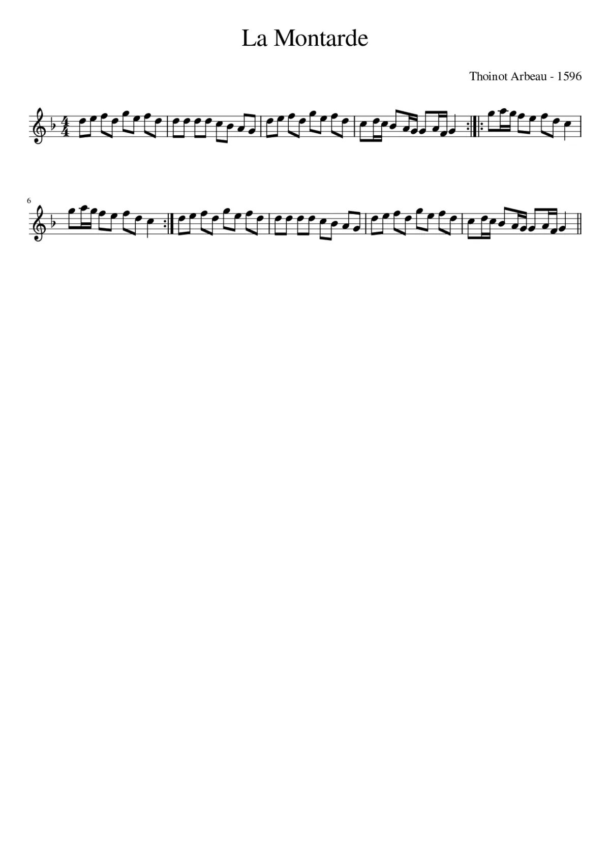 La Montarde - Page 1