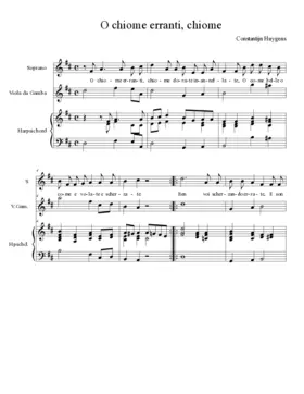 O chiome erranti, chiome