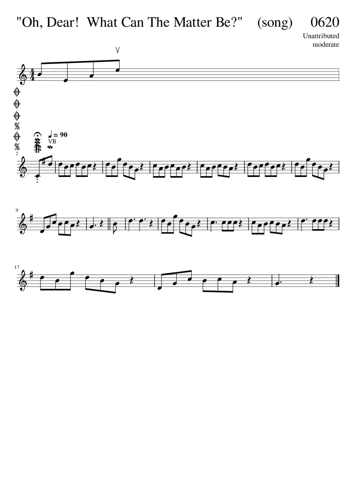 oh dear what can the matter be - Page 1