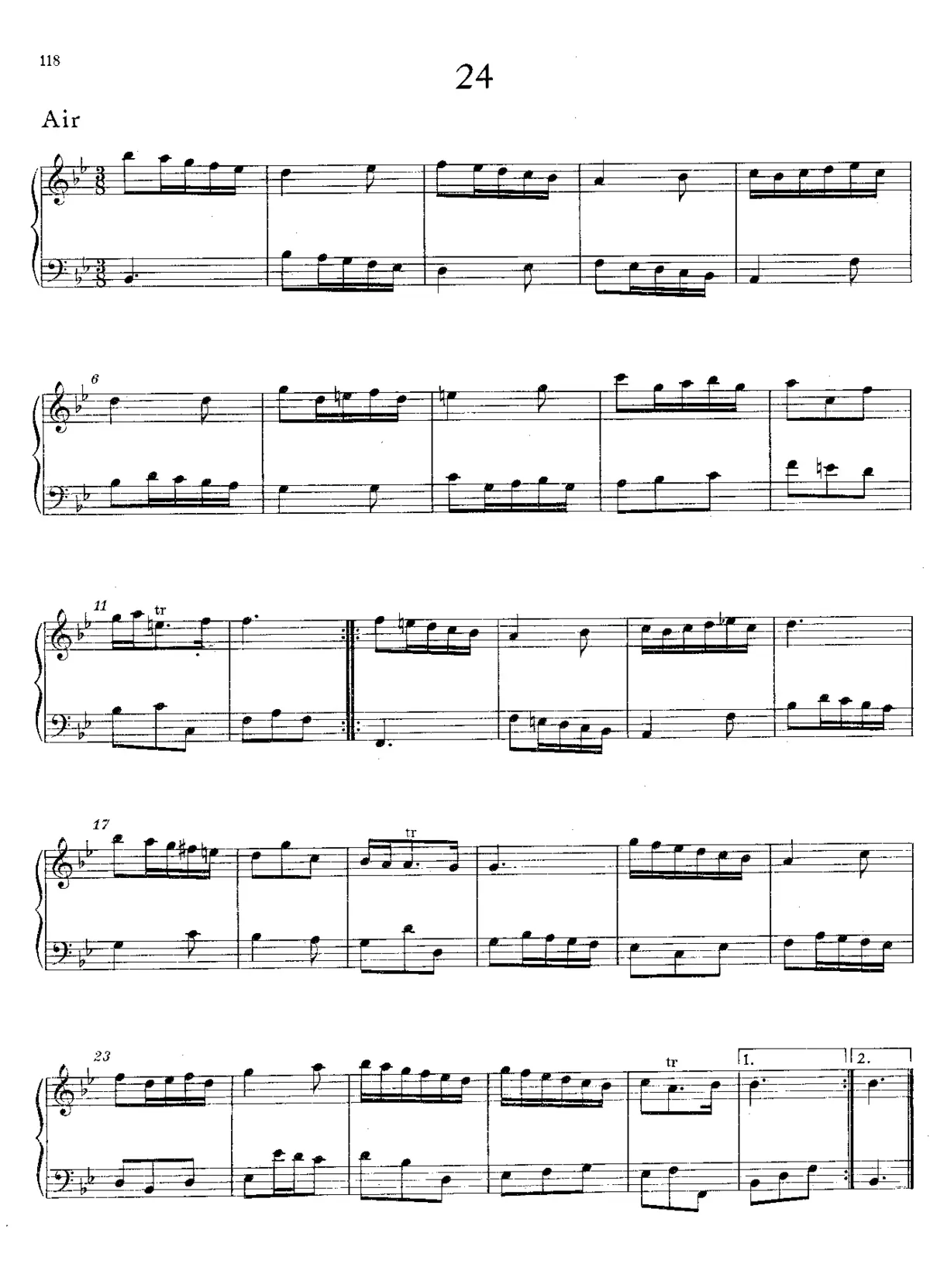 Air in B-flat major - Page 1