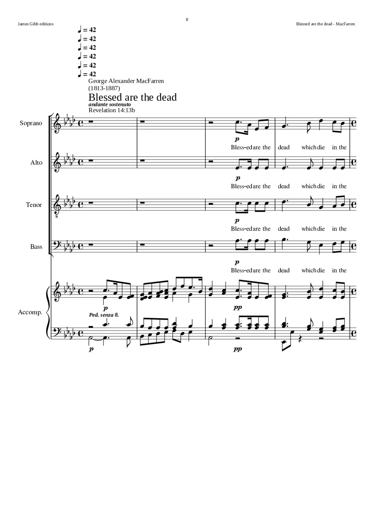 Blessed are the dead - Page 1