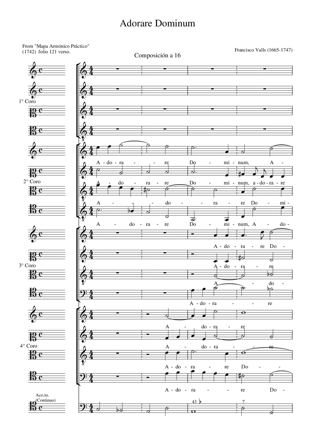 Adorare Dominum - Page 1