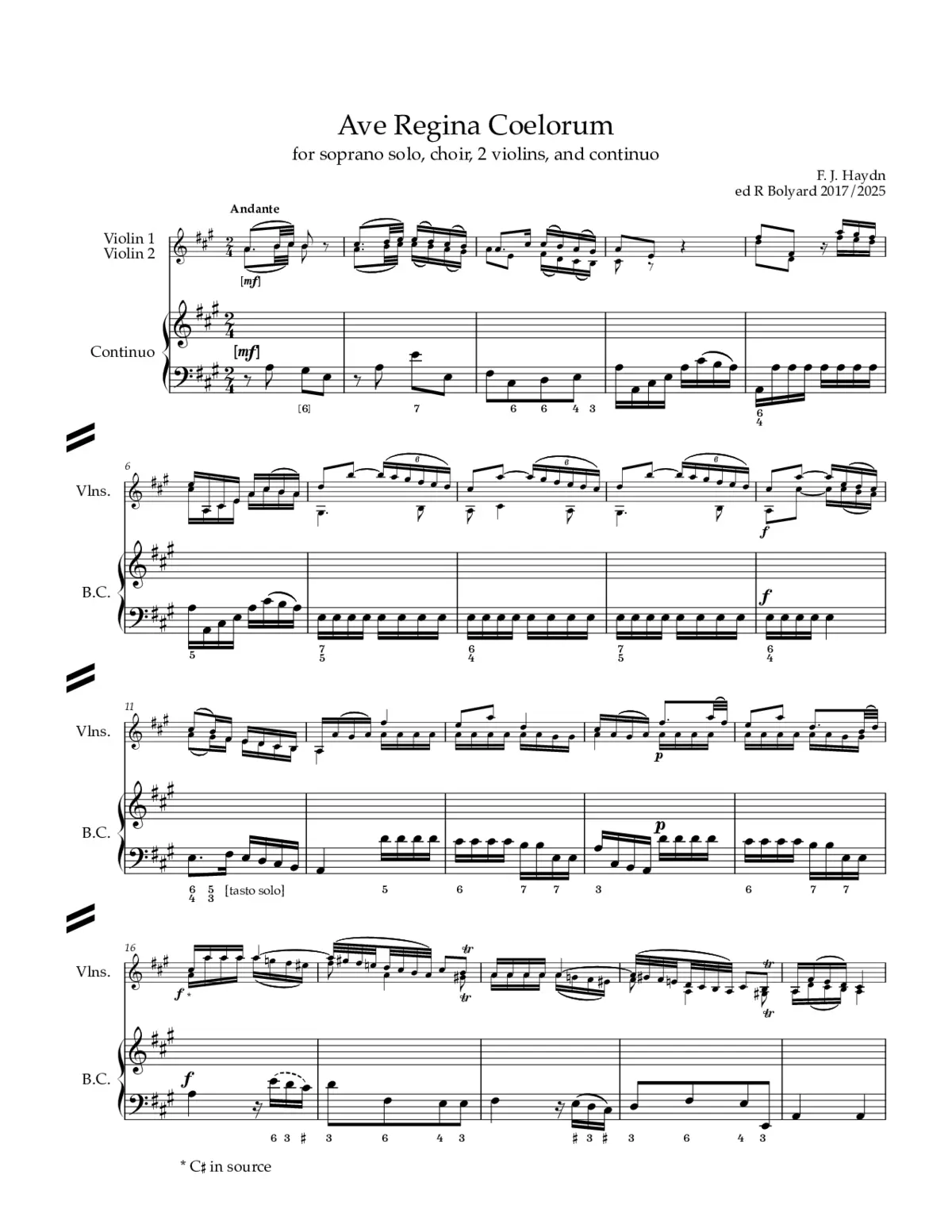Ave Regina Coelorum - Page 1