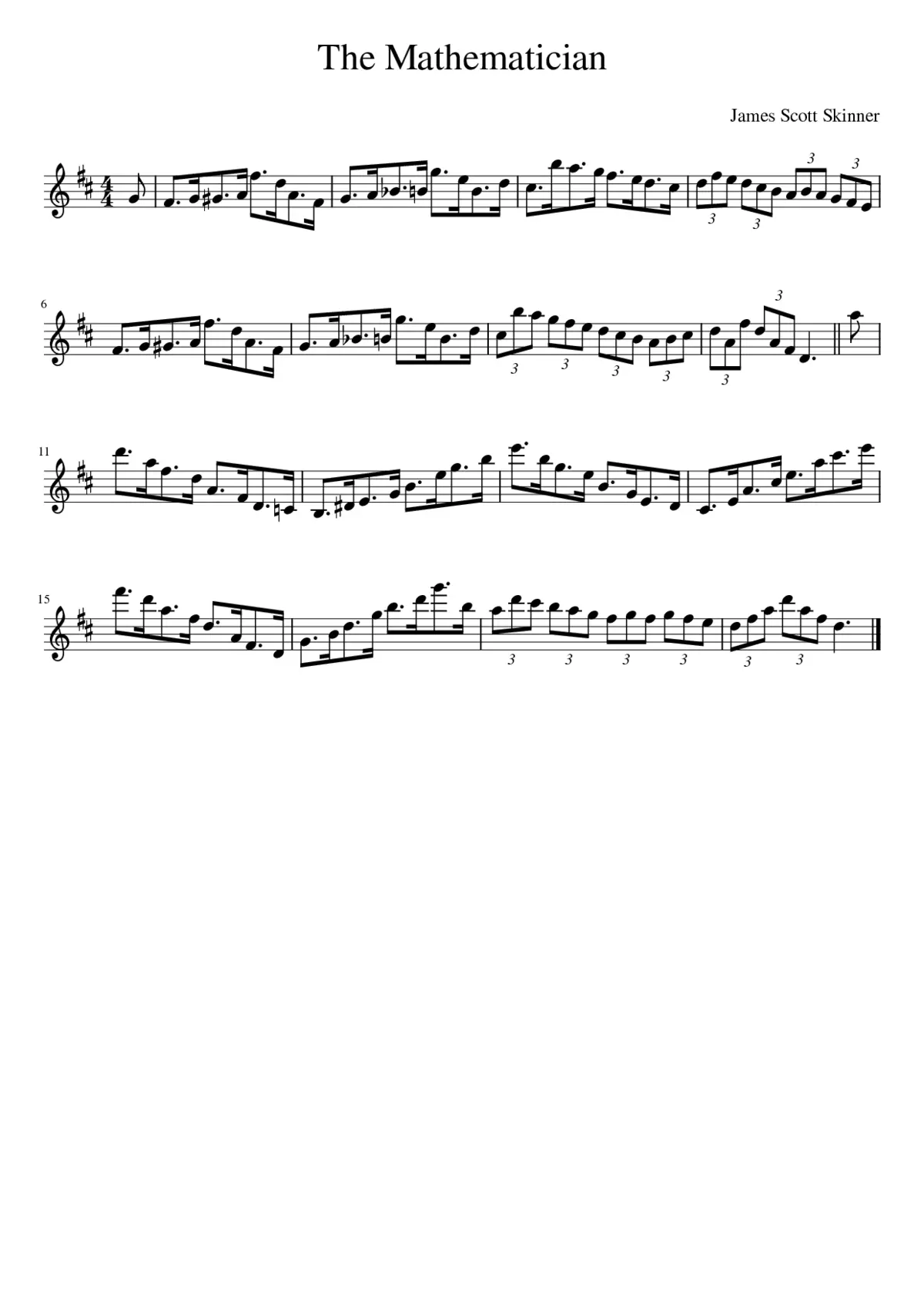 The Mathematician - Page 1