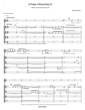 A Prayer of King Henry VI