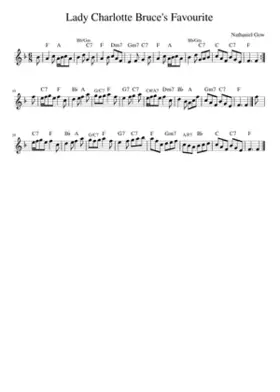 Lady Charlotte Bruce's Favourite