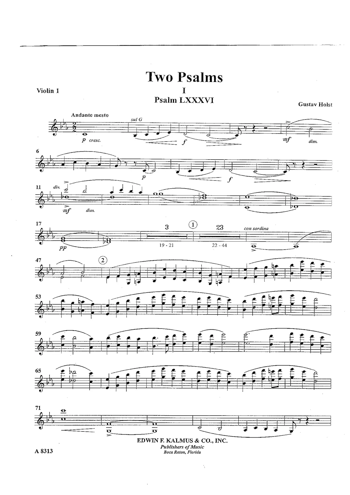 Two Psalms - Page 1