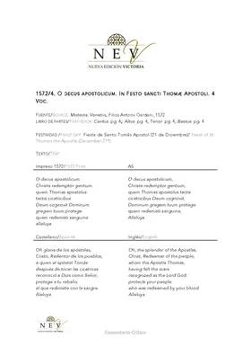O decus apostolicum