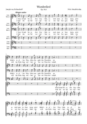 Wanderlied, Op. 50, No. 6