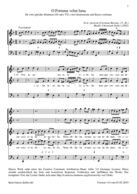 O Fortuna velut luna