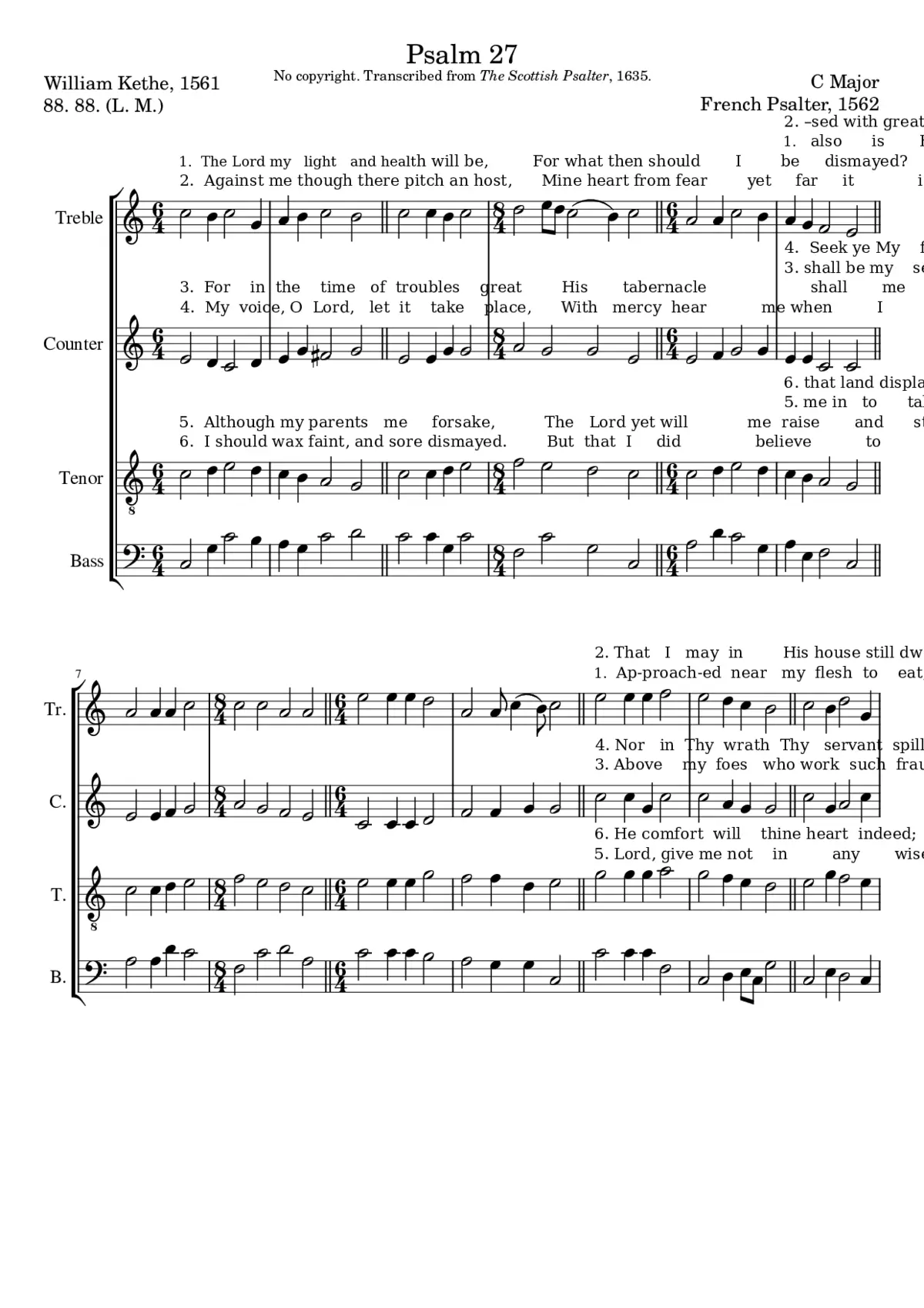 The Lord my life and health will be - Page 1