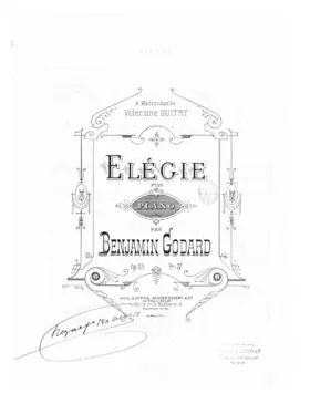 Élégie pour piano
