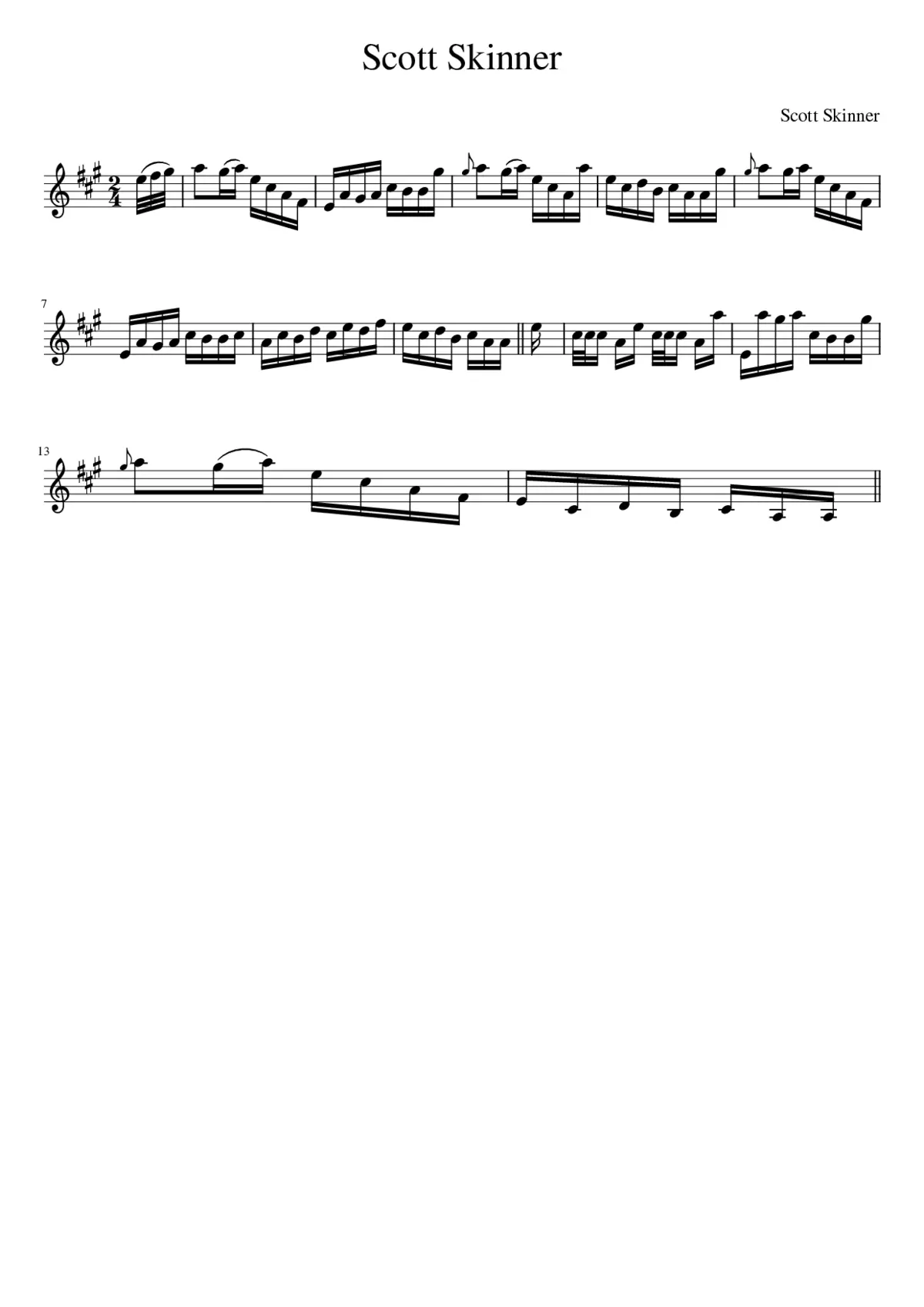 Scott Skinner - Page 1