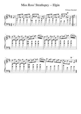 Miss Ross' Strathspey -- Elgin