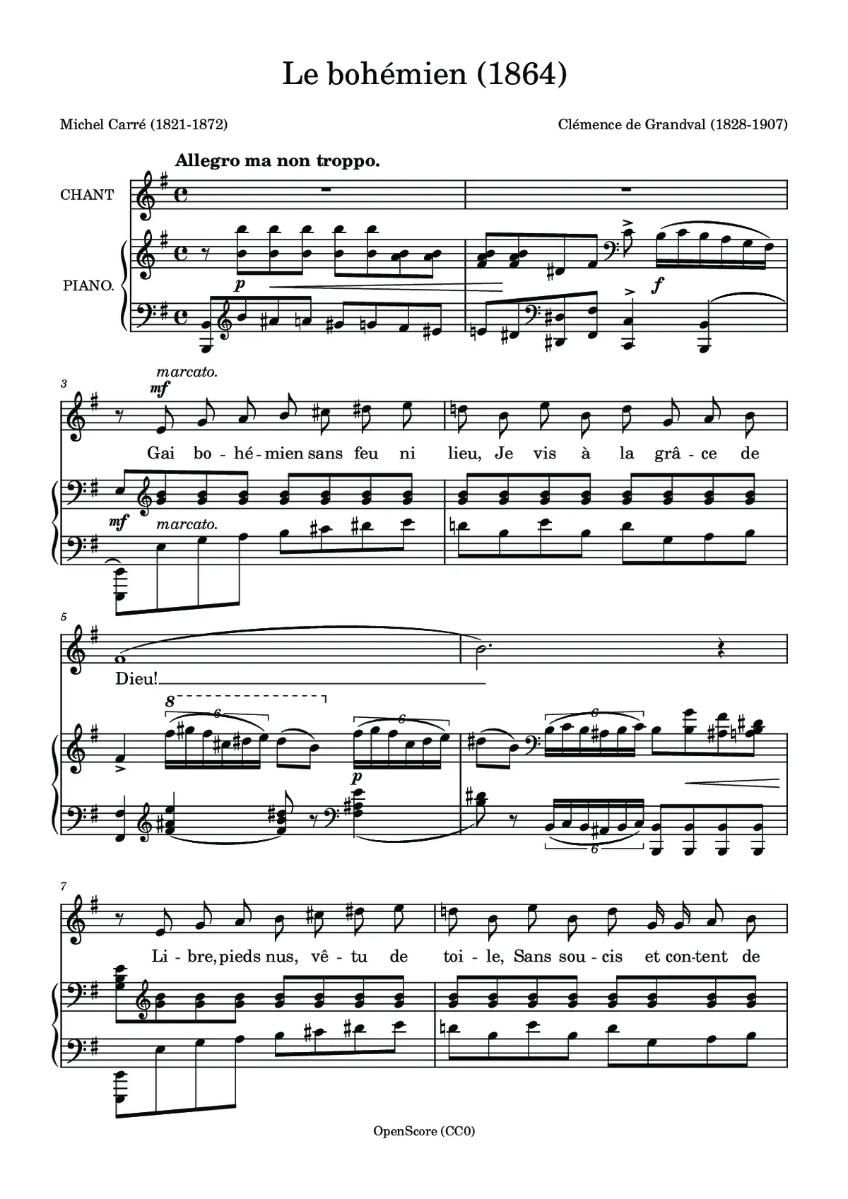Le bohémien - Page 1