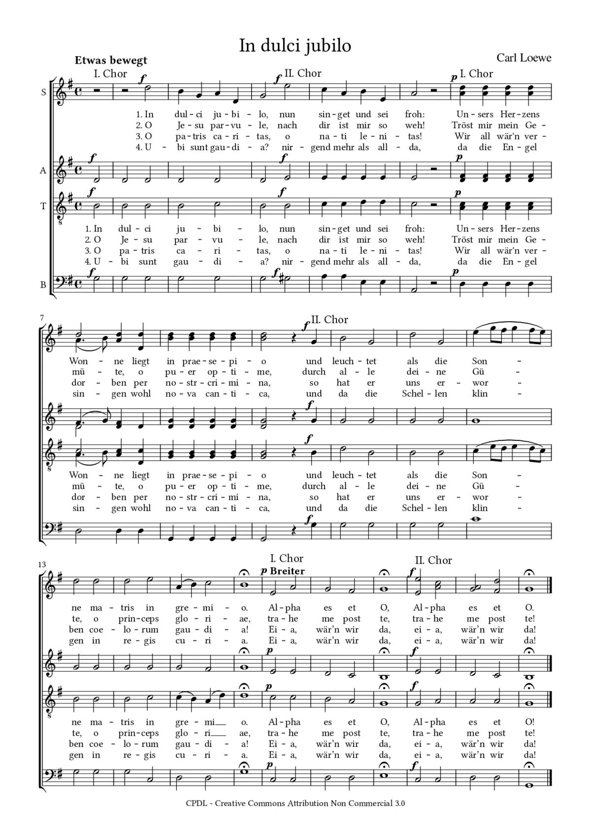 In dulci jubilo - Page 1