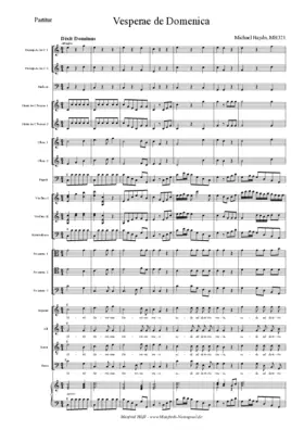 Vesperae de Domenica