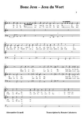 Bone Jesu - Jesu du Wort