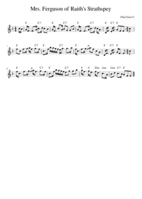 Mrs. Ferguson of Raith's Strathspey