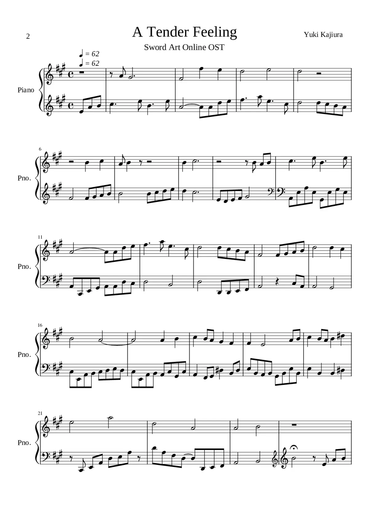 A Tender Feeling - Page 1