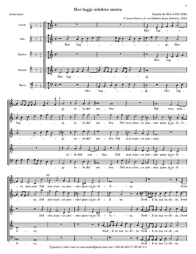 Hor fuggi infedel' ombra