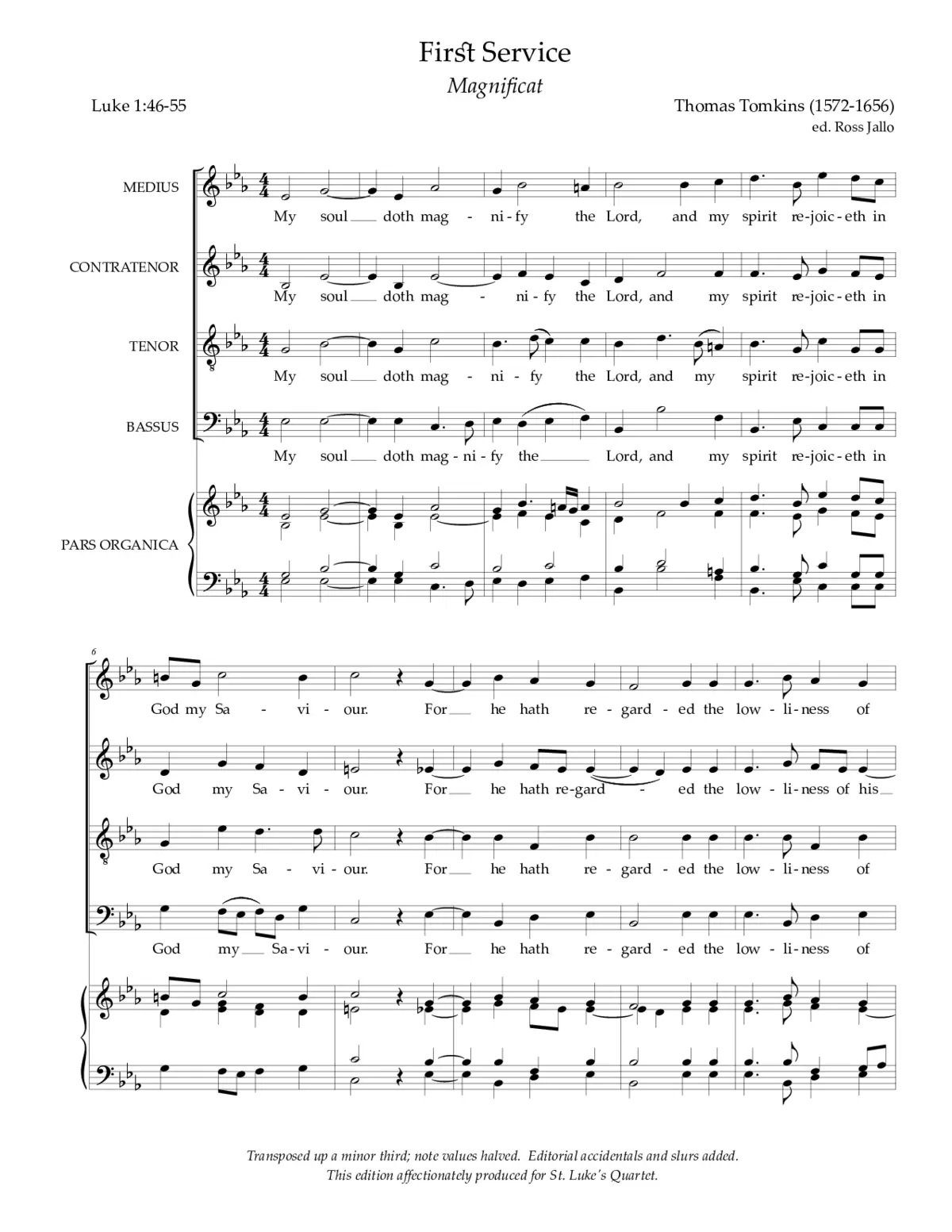 Magnificat and Nunc dimittis from The First Service - Page 1