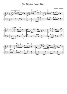 Sir Walter Scott Bart