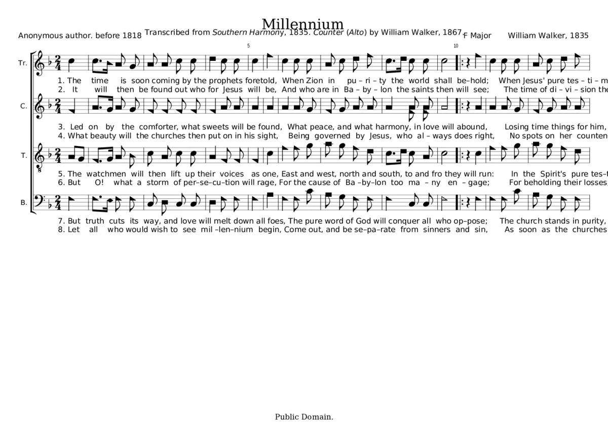 Millennium - William Walker - Page 1