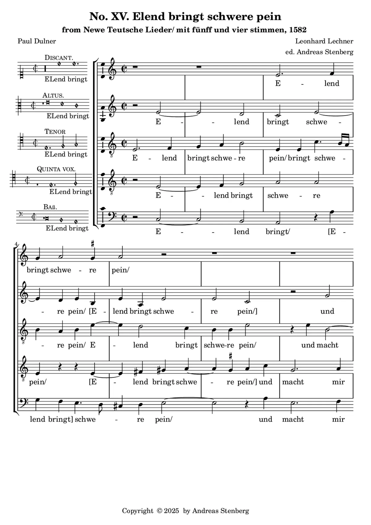 Elend bringt schwere pein - Page 1